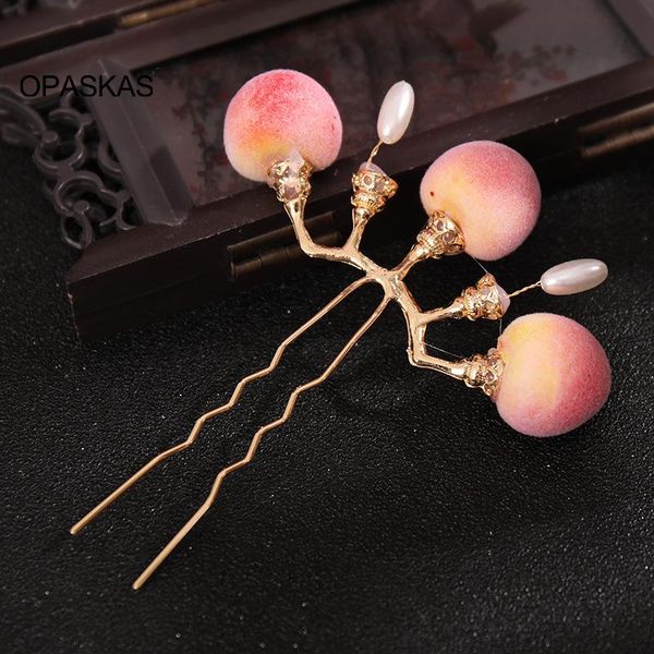 

hair clips & barrettes women's flower hairpin chinese style cute vintage headdress accessories for long women wedding hanfu cheongsam p, Golden;silver