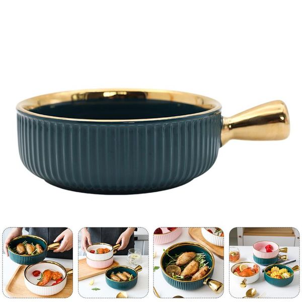 

bowls 1pc ceramic fruit bowl desert salad breakfast serving holder