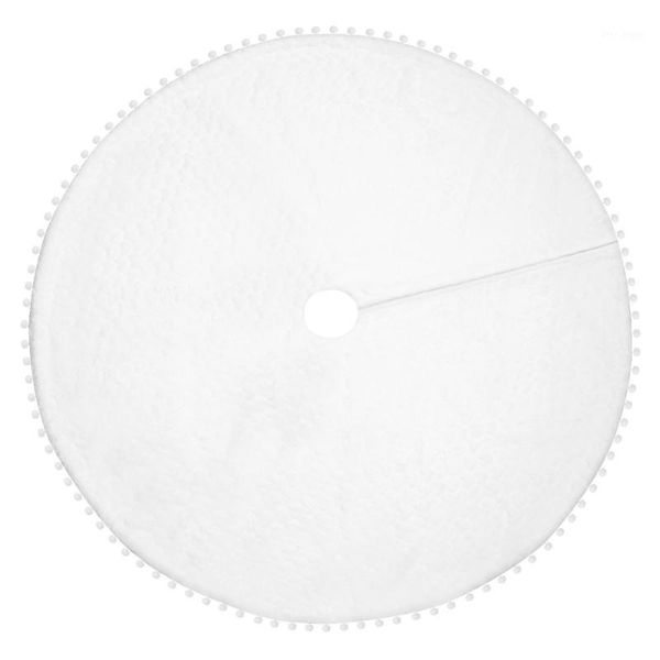 

christmas decorations imikeya tree skirt festive xmas base carpet holiday ornament home party (white)