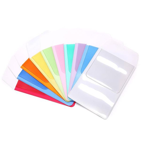 

pencil bags 1pc colorful pvc pocket protector leak-proof pen pouch doctors nurses bag for leaks office supplies