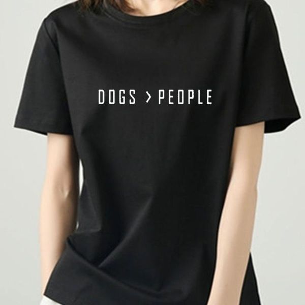 

women's t-shirt linsess dogs over people shirt women dog mom shirts gifts for lovers tees animal short sleeve funny cotton unisex, White