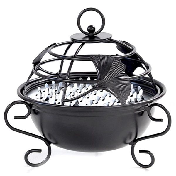 

fragrance lamps creative mosquito coil holder birdcage shape summer day iron repellent incense rack plate home decoration