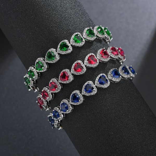 

link, chain european and american micro-inlaid crystal zircon beautiful gorgeous women's bracelet, Black