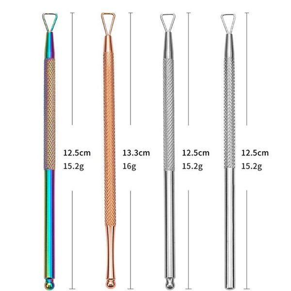 

cuticle pushers 1pcs stainless steel nail polish remover peeler scraper art accessories tool