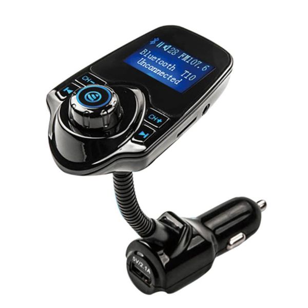 

& mp4 players bluetooth wireless car mp3 player handskit fm transmitter a2dp 5v 2.1a dual usb lcd display modulator 2021