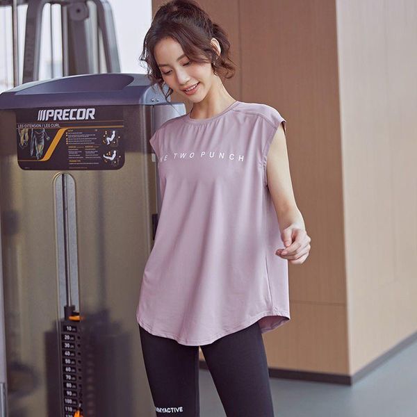 

running jerseys sports t-shirt women summer thin quick-drying breathable comfortable sleeveless yoga wear loose fitness vest tank top, Black;blue