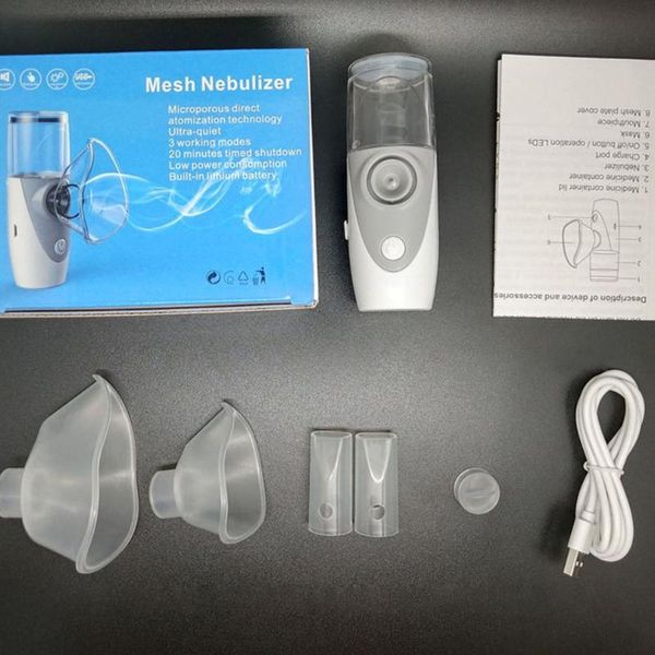 

small household ultrasonic grid atomizer portable handheld air children mute humidifiers