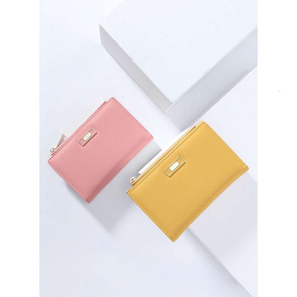 

2021 popularweichen new bag zipper ultra thin student wallet fashion zero forever young pure