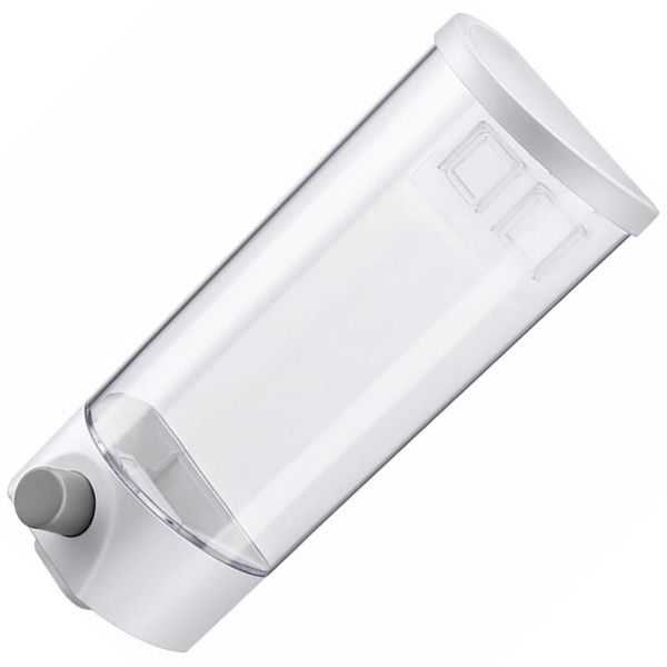 

1 pc wall mounted storage jar transparent coarse cereal storage container