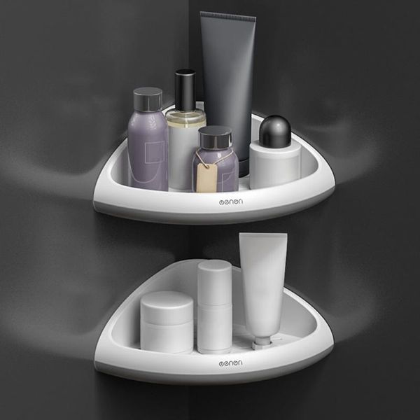 

bathroom storage & organization plastic basket shelves simple wall-mounted punch-triangular racks