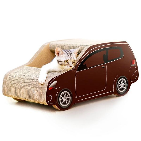 

cat toys litter suv car shaped corrugated paper scratch board toy pet supplies to send grass