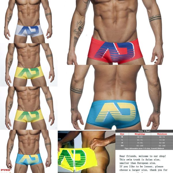 

boxer 2021quick drying men's shorts men printing swimsuit push pad low waist mens swim trunks summer bathing beach wear surf