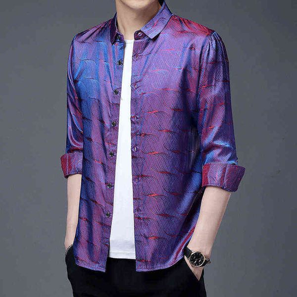 

middle aged men's long sleeved spring and autumn busins casual plaid shirt dad's non iron inch shirt, White;black