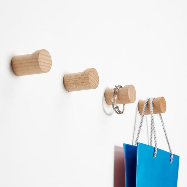 

wall-mounted coat hook wall hanging punch-modern hat hanger organizer holder rack broom kitchen bathroom hooks & rails