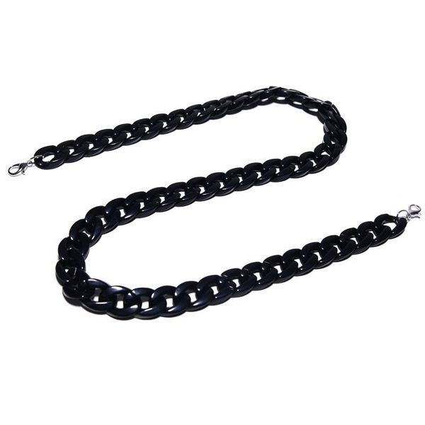 

sunglasses frames 1 pc acrylic chain women reading glasses hanging neck eyeglasses strap, Silver