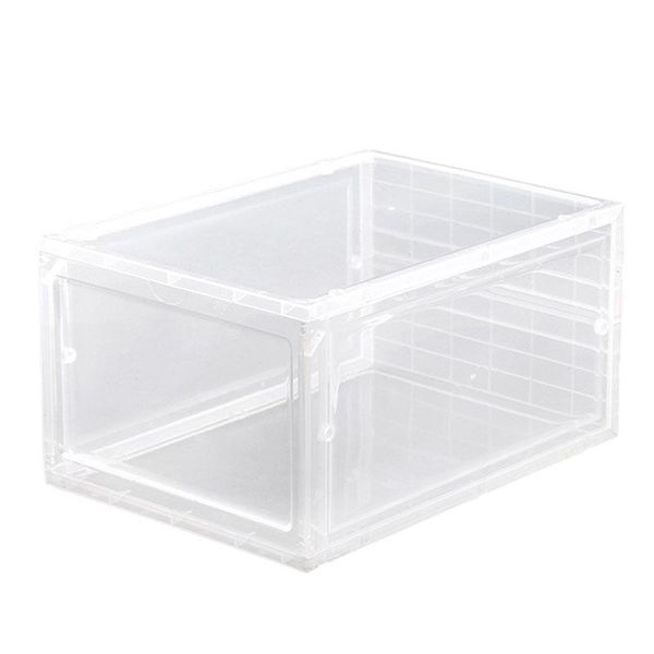 

clothing & wardrobe storage boot shoe plastic transparent box stackable case drawer organizer home mf999