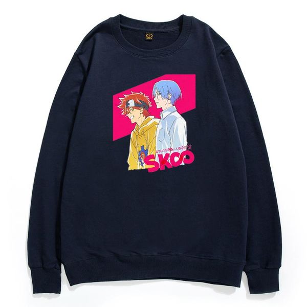 

men's hoodies & sweatshirts japanese anime sk8 the infinity sweatshirt men kawaii reki langa clothes manga skateboard boys graphic pull, Black
