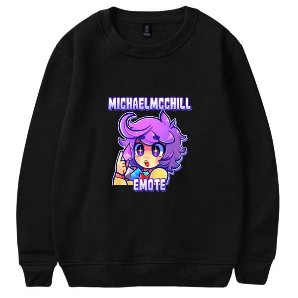 

men's hoodies & sweatshirts michaelmcchill dream team gnf ranboo mcyt print sweater series women/men clothe turtlenecks round collar fl, Black