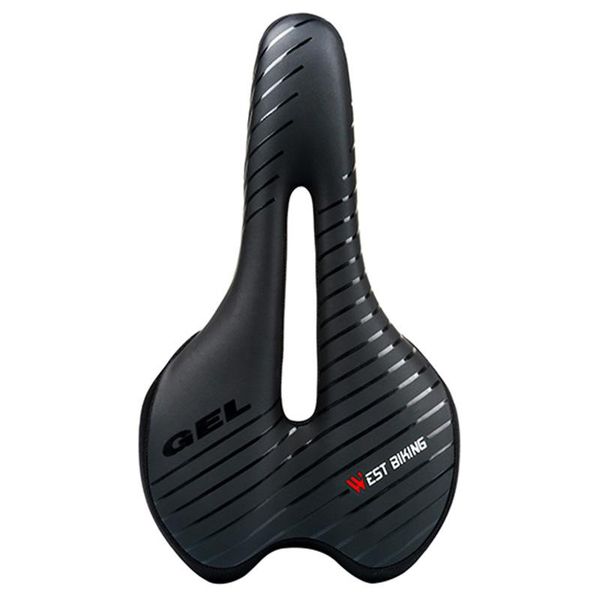

bike saddles bicycle saddle with taillight road cyclin cushion thickened hollow comfortable seat asiento bicicleta mtb