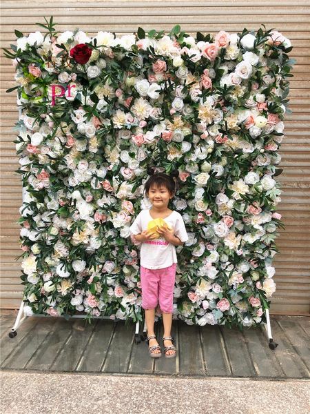 

fashion artificial flower wall panel wedding decoration backdrop for decorative flowers & wreaths