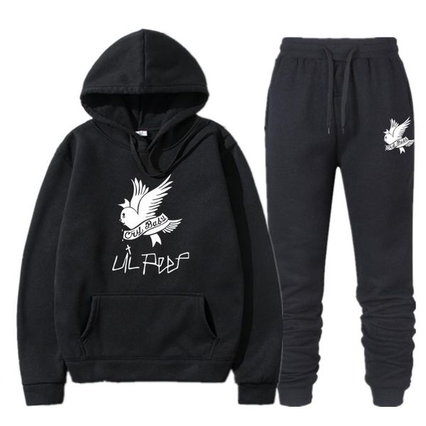 

men's tracksuits casual 2 pieces sets tracksuit men hooded sweatshirt+pants pullover hoodie sportwear suit sudadera hombre hoodies clot, Gray