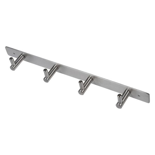 

robe hooks 4 coat hat clothes wall hanger rack holder stainless