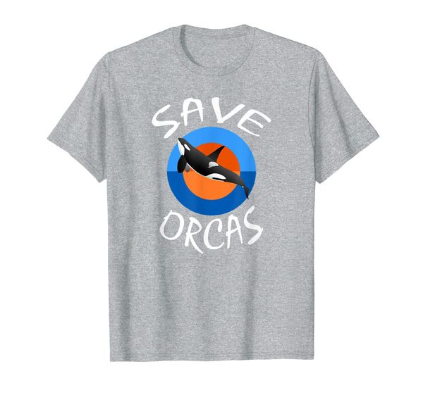 

killer whale t-shirt - save orcas ocean biologist see panda, White;black