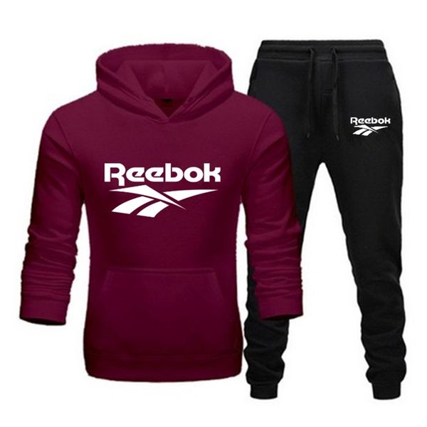 

2021 new autumn men's sets 2-piece hoodies+pants harajuku sport suits casual men/women sweatshirts tracksuit brand sportswear, Gray