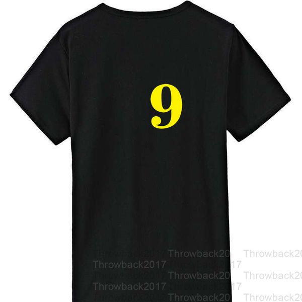 

no9 black ii t-shirt commemorative exquisite embroidery cloth breathable sweat absorption professional production, Blue;black