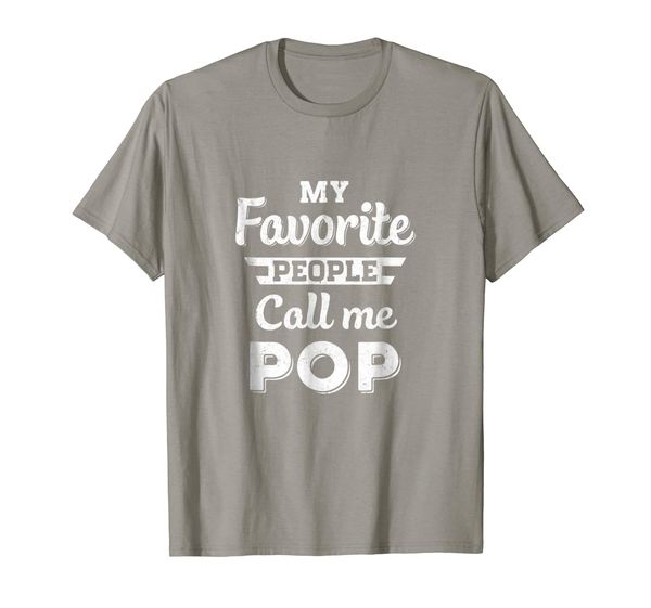 

my favorite people call me pop fathers day gift t-shirt, White;black