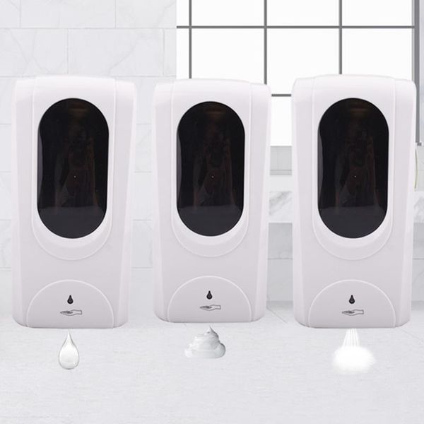 

liquid soap dispenser l9be 1200ml automatic touchless mist spray wall mounted infrared sensor refillable hand gel machine for kitchen