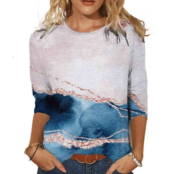 

knits women fashion retro color print pullovers spring casual long sleeve blouse shirts ladies elegant o-neck streetwear iu7u 5i7u, White