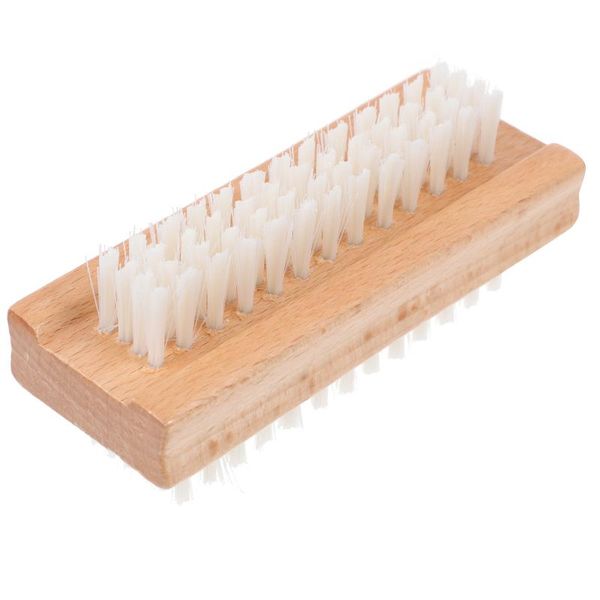 

nail brushes 1pc wooden brush manicure fingernail cleaning (wood color), Yellow