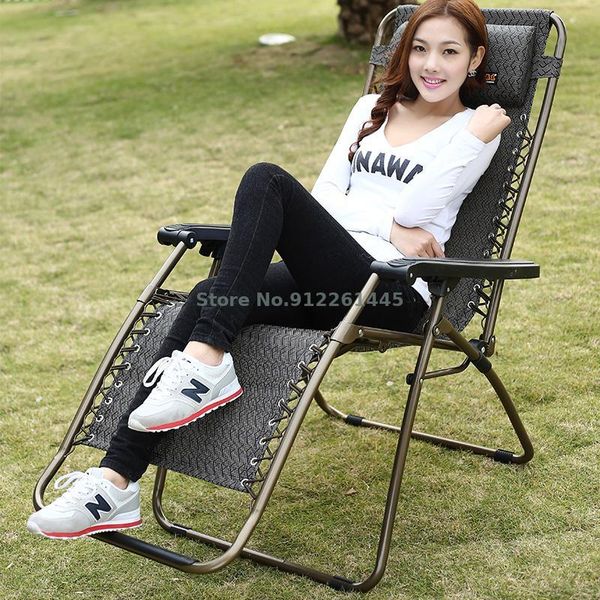 

camp furniture recliner folding siesta chair office bed summer cool zhendong leisure beach elderly home portable