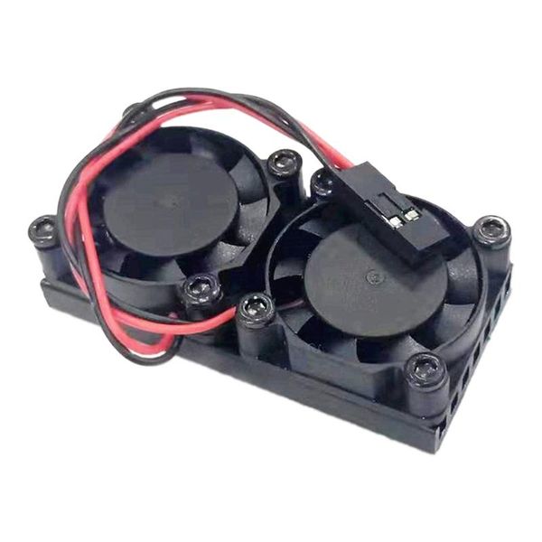 

dual fan radiator module motherboard for raspberry pi 3 / 3b+ /4b lapcooling pads