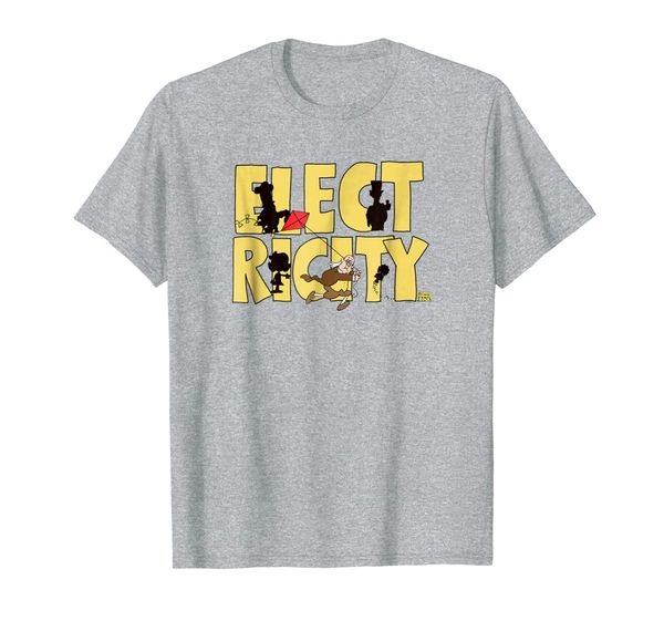 

schoolhouse rock electricity t-shirt, White;black