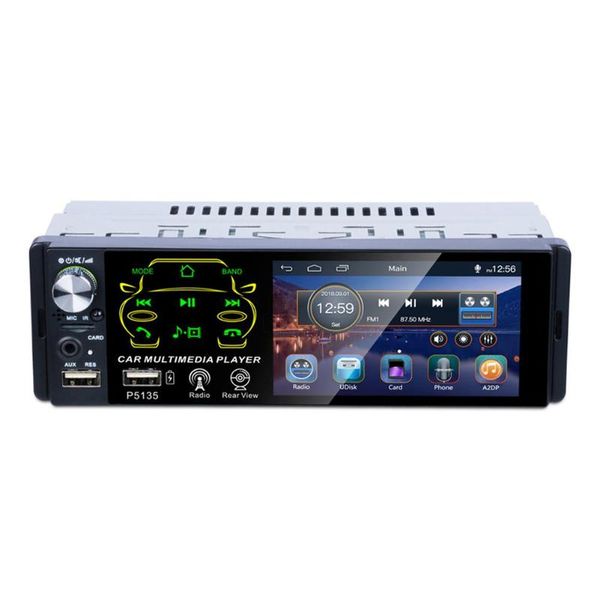 

car video 4.1 inch radio with hd touch screen bluetooth two usb port supporting audio and playback for mp5 p5135