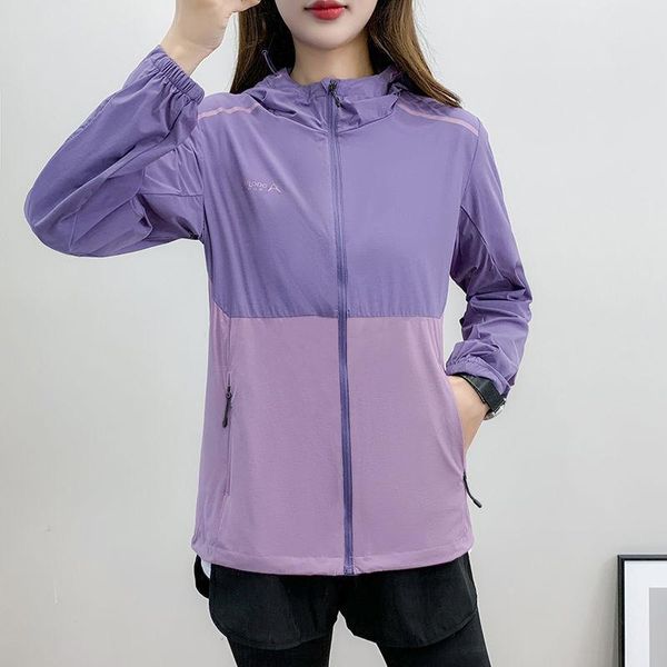 

women's jackets women summer beach uv jacket female long sleeve sun protection clothing ladies plus size 4xl sport sunscreen casual y31, Black;brown