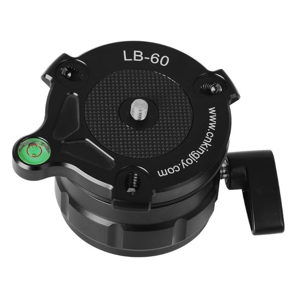 

tripod heads moveski lb-60 quick release plate aluminum alloy ball-head adapter for heavy duty 12kg 1/4'' & 3/8''