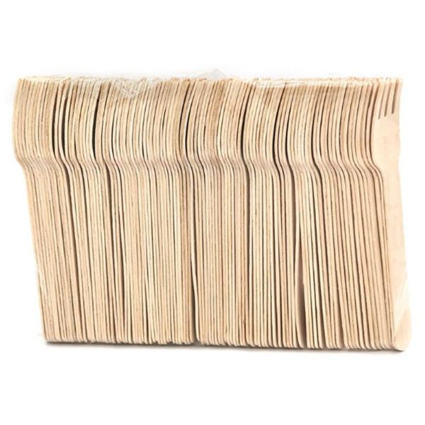 

disposable flatware jeyl wooden tableware, party fork, home kitchen fork