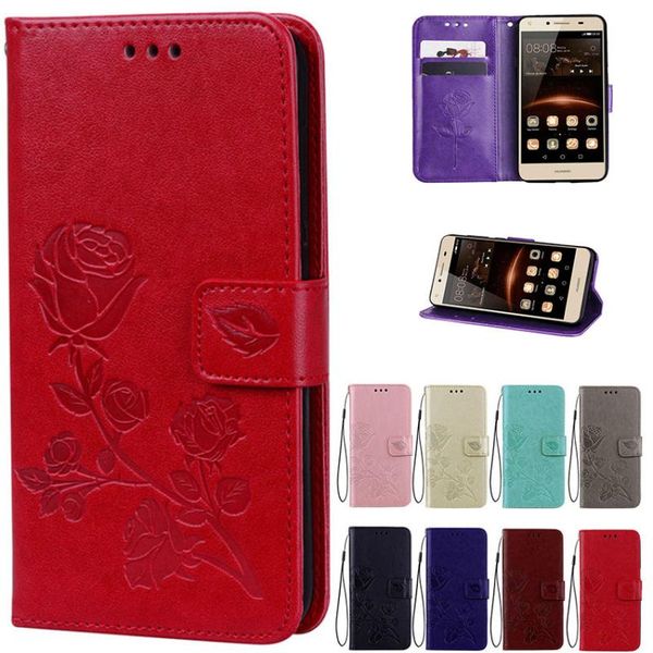 

leather flip case for huawei honor 5a y5 ii cover 5.0" wallet lyo-l21 cell phone cases
