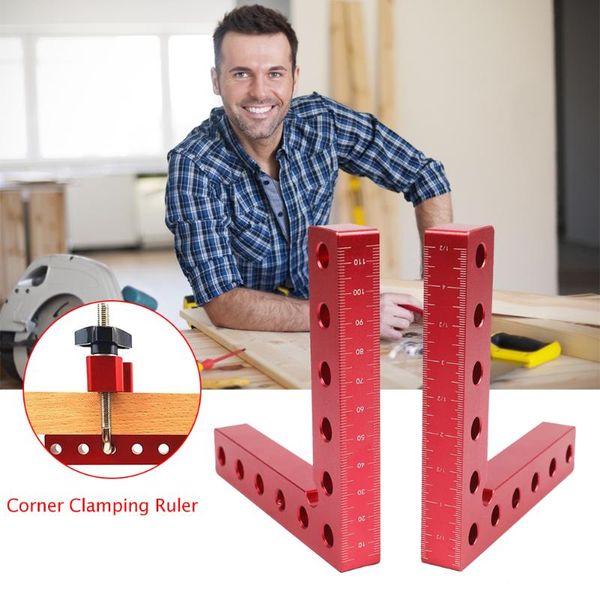 

professional hand tool sets woodworking adjustable corner clamping ruler aluminium right angle clamps g clamp l-shaped auxiliary fixture pos