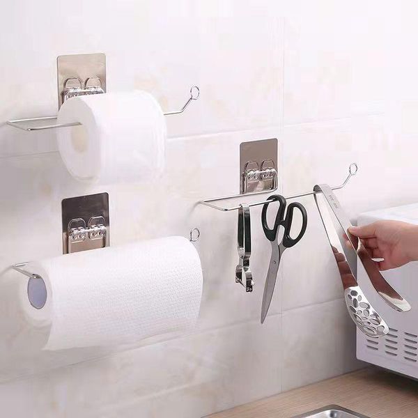 

hooks & rails lohas 1pc kitchen toilet paper holder tissue hanging bathroom roll towel rack stand storage