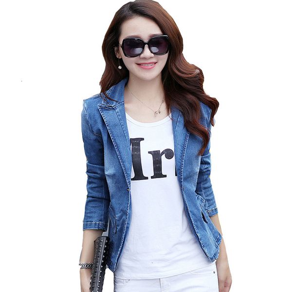 

women's jackets long-sleeve, -fashioned, short, slim, smooth jeans, casual outer garment, spring and autumn q7al, Black;brown