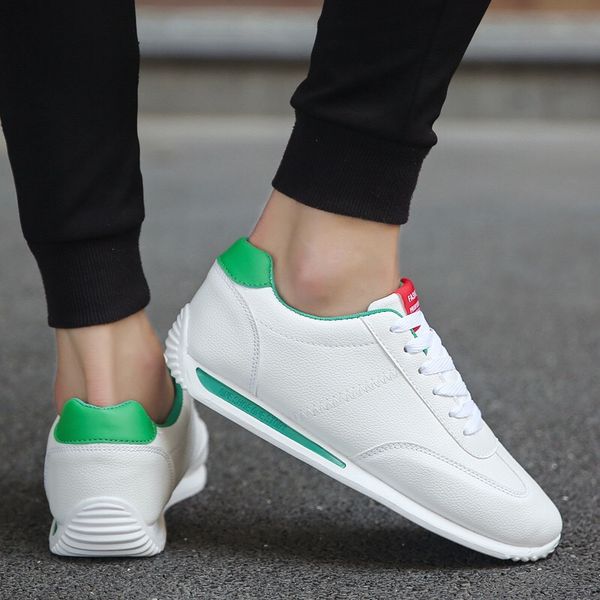 

mens white green color fashion back casual shoe sneakers men womens running gear discount factory direct selling #618