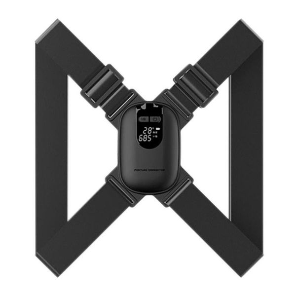 

smart back posture corrector correction belt anti-hunchback sitting position invisible humpback support, Black;blue