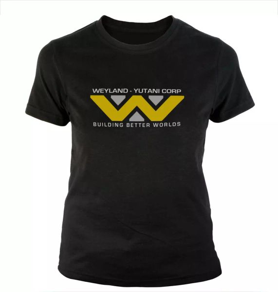 

new listingt-shirt weyland yutani corp. alien size s m  xl xxl xxxl size new, White;black