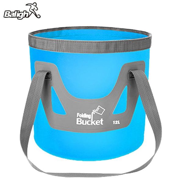 

outdoor bags 12/20l portable bucket water storage waterproof fishing folding camping travel bag