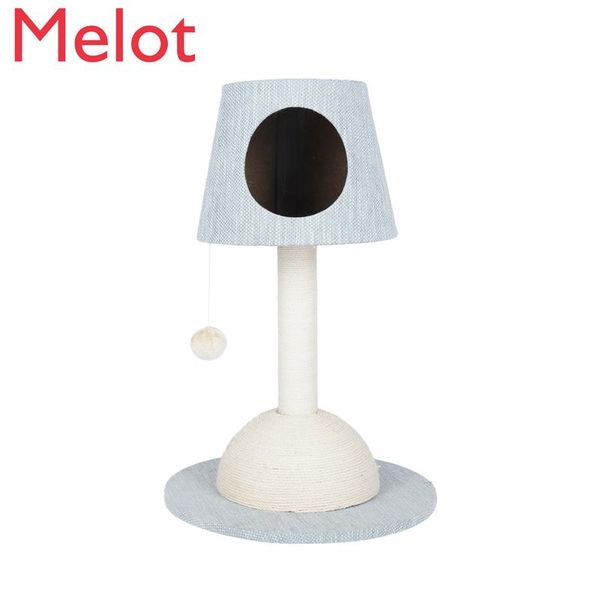 

table lamp cat climbing frame nest tree integrated scratching pole solid wood small luxury bucket nordic series toys