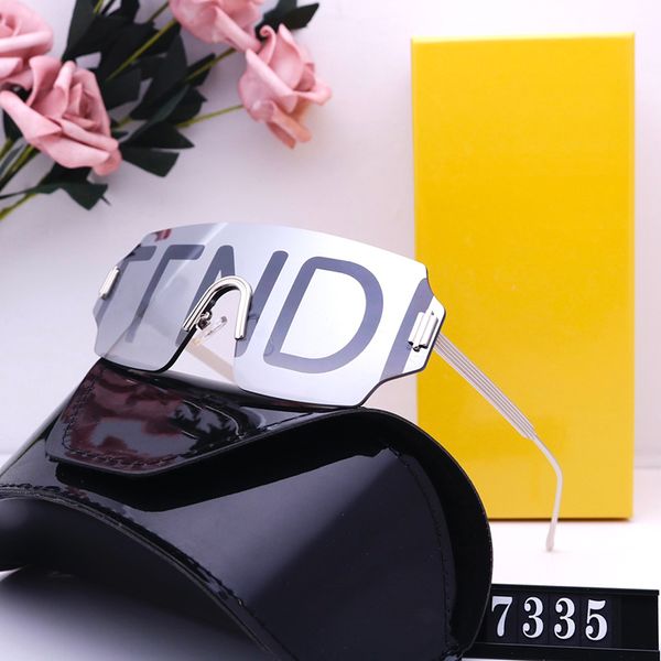 

letter rimless sunglasses designer for women luxurys designers frameless sun glasses driving with box d2112186z, White;black